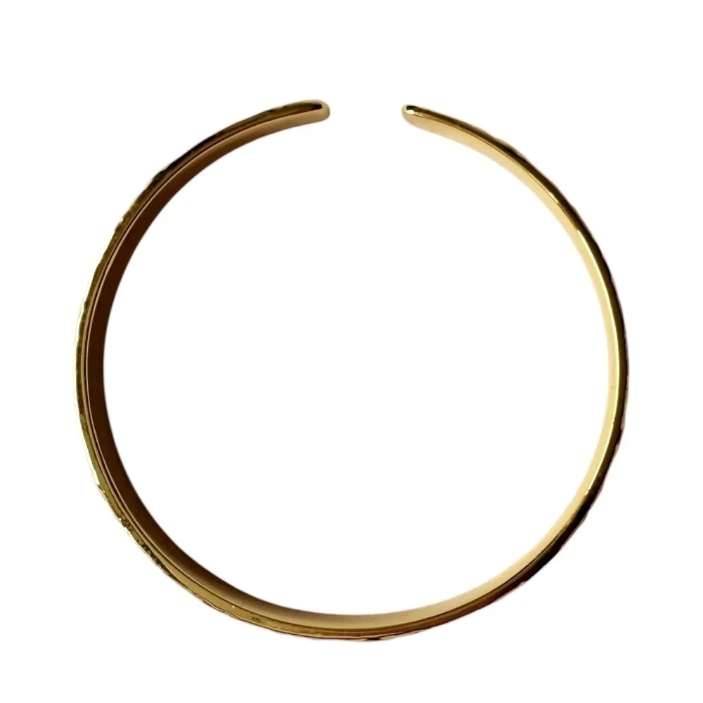 Our Spare Change Gold Floral Cuff | NWT - Picture 5 of 8